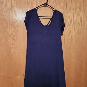 Maurices Navy Blue Midi Dress